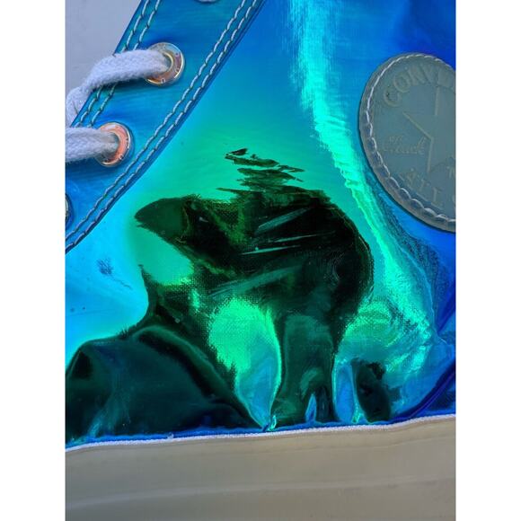 Converse Chuck 70 High Top White Iridescent Mens Size 12. 163786C - Picture 7 of 13